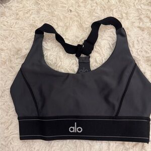 Alo Gray Sports Bra